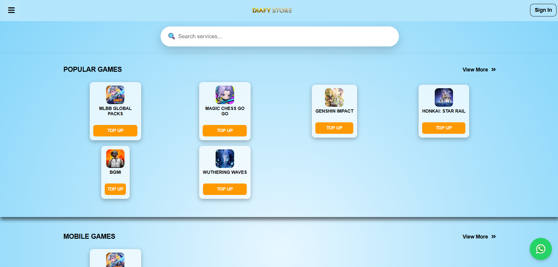 Website With full API Automations